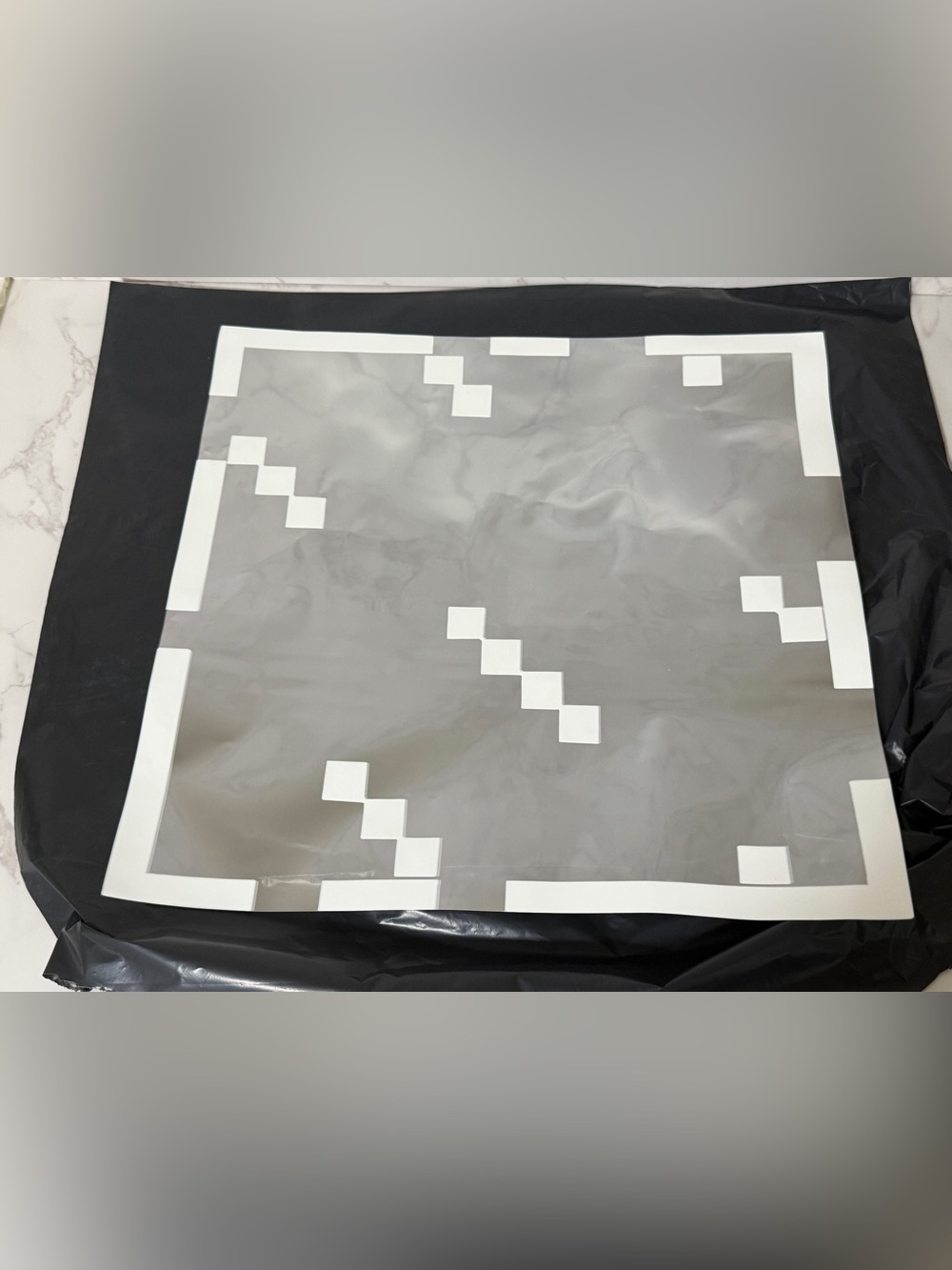 Minecraft Glass Pane Window Static Cling Pixel Graphics No Residue 10 Pack